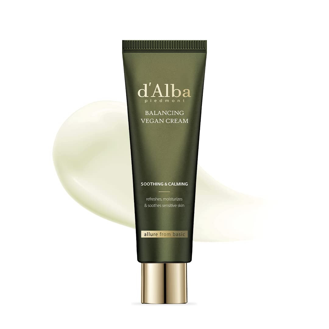 Italian White Truffle Mild Skin Balancing Vegan Cream, Hydrating and Gentle Moisturizer, Mild Ph Balancing Cream with White Truffles for Sensitive Skin, Watery Lightweight Texture