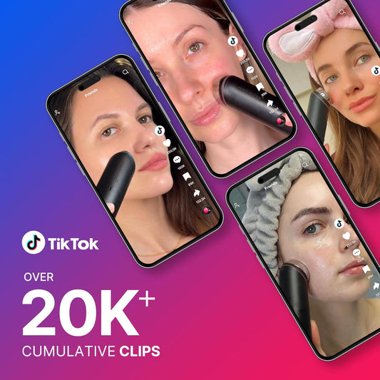 Age-R Booster Pro Pink | 6-IN-1 Real Glass Glow Beauty Massager | Looking Glass Skin | Korean Skin Care