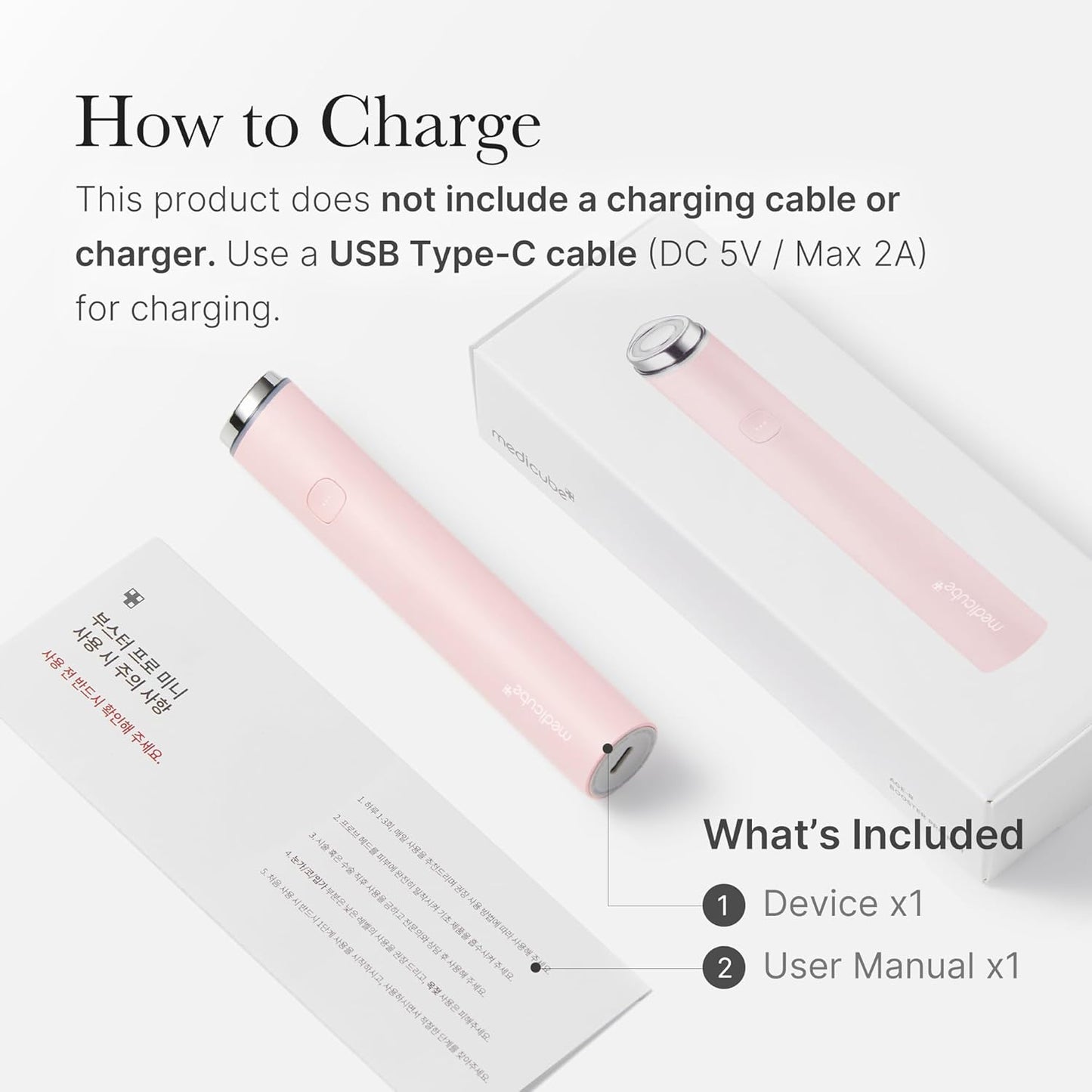 Mini Booster Pro Pink | Affordable At-Home Facial Skin Care Tool for Beginners - Portable Glow Booster for Glass Skin, Boosting Skin Care Absorption, Skin Care for Teens, Korean Skin Care