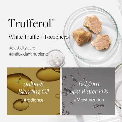 Italian White Truffle Return Oil Cream Cleanser, Vegan Skincare, Easy One Step Cleanser for Sebum & Makeup Removal, Hydrating Cleanser, for Sensitive Skin, Korean Skin Care