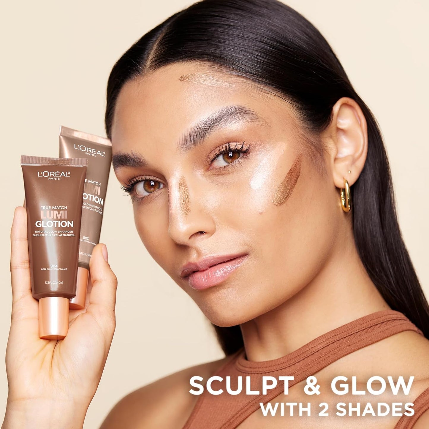 Makeup True Match Lumi Glotion, Natural Glow Enhancer, Illuminator Highlighter, Bronzing Drops for a Sun-Kissed Glow, 901 Fair