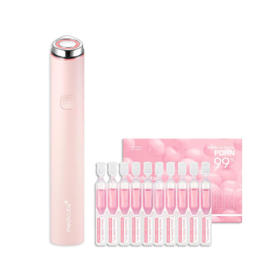 Glass Glow Advanced Hydration & Plump Duo: Mini Booster Pro Pink and Salmon DNA PDRN Pink One Day Serum