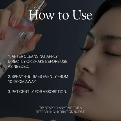 Italian White Truffle Vital Spray Serum, Vegan Skin Care, Calming and Hydrating Facial Mist for Red and Sensitive Skin, Glow Serum, Surfactant Free, All in One, Korean Skin Care