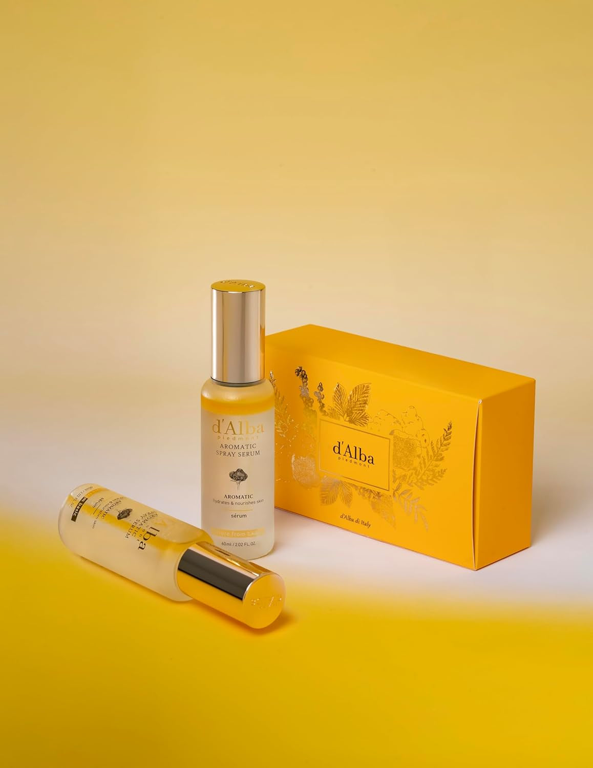 White Truffle Vegan Gift Set, 2 Bottles First Aromatic Spray Serum, Deep Hydration & Antioxidant Care, Vegan Facial Mist
