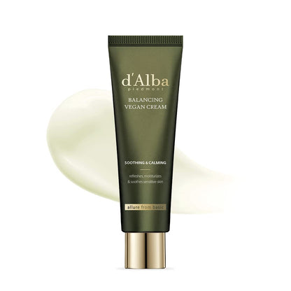 Italian White Truffle Mild Skin Balancing Vegan Cream, Hydrating and Gentle Moisturizer, Mild Ph Balancing Cream with White Truffles for Sensitive Skin, Watery Lightweight Texture