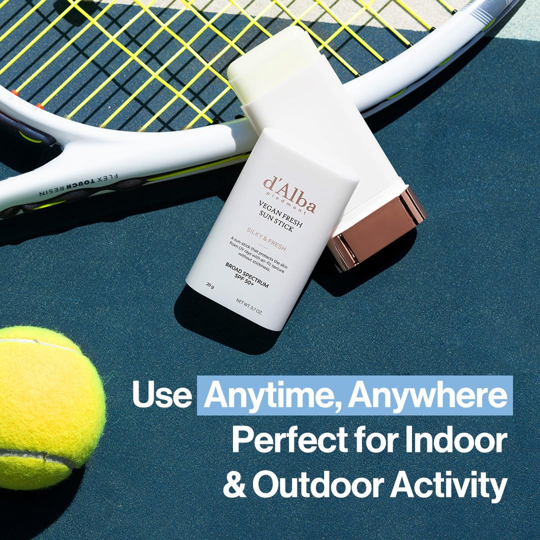 Air Fit Fresh Sun Stick, OTC BROAD SPECTRUM SPF 50+, Non-Sticky On-The-Go Sun Protection, Outdoor Essential Vegan NEW Type Sun Stick, Silky & Fresh, Korean Skin Care (0.7 Oz.)