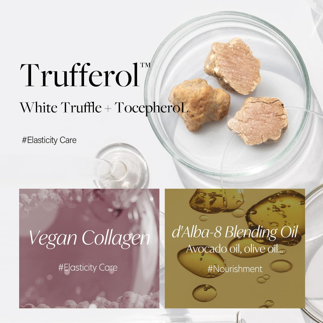 White Truffle Oil Serum Body Cleanser 275Ml, Vegan, Moisturizing and Mild Formula, Rich Gentle Lather