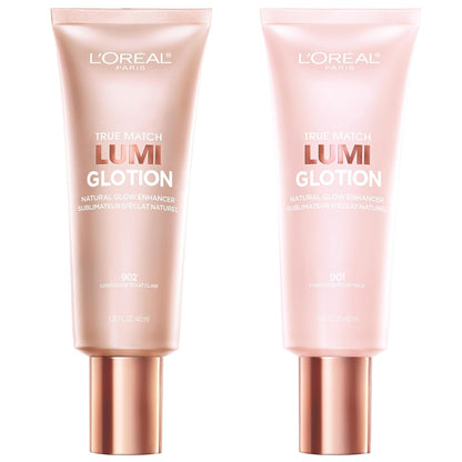 Makeup True Match Lumi Glotion, Natural Glow Enhancer, Illuminator Highlighter, Bronzing Drops for a Sun-Kissed Glow, 901 Fair