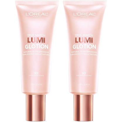 Makeup True Match Lumi Glotion, Natural Glow Enhancer, Illuminator Highlighter, Bronzing Drops for a Sun-Kissed Glow, 901 Fair