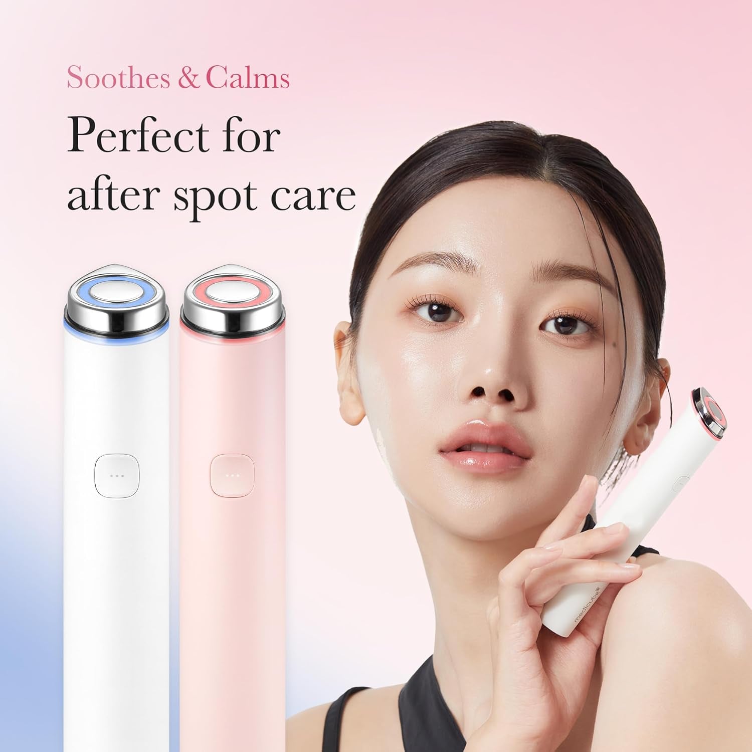 Mini Booster Pro Pink | Affordable At-Home Facial Skin Care Tool for Beginners - Portable Glow Booster for Glass Skin, Boosting Skin Care Absorption, Skin Care for Teens, Korean Skin Care