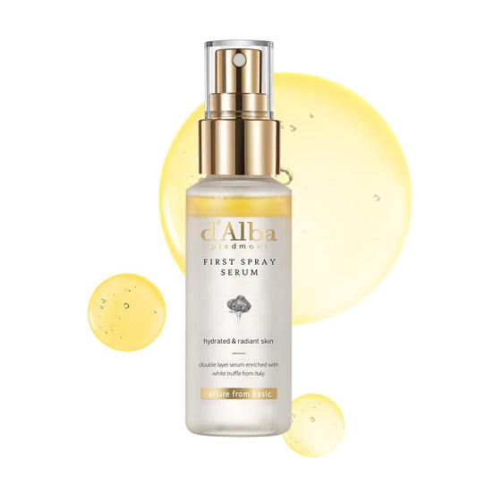Italian White Truffle First Spray Serum, Vegan Skin Care, Hydrating Face Moisturizer, Glow Serum for Radiant Skin, Non Comedogenic, All in One Mist (1.69 Fl Oz.)