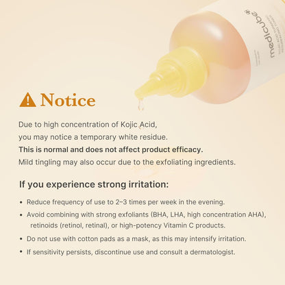 Kojic Acid Turmeric Smoothing Toner for Face & Body | Lightweight Toner for Balancing Uneven Skin Tone & Texture | Niacinamide, Glycolic Acid for Clear Glass Skin | 8.45 Fl.Oz