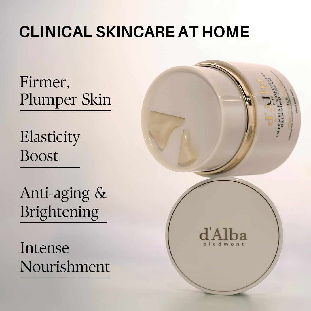 Italian White Truffle Intensive Grinding Cream, Volufiline 50,000Ppm, Elasticity Care and Nourishment, Korean Skin Care
