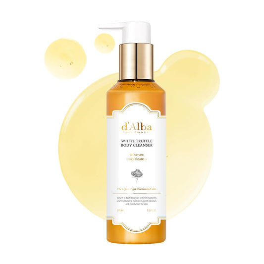White Truffle Oil Serum Body Cleanser 275Ml, Vegan, Moisturizing and Mild Formula, Rich Gentle Lather