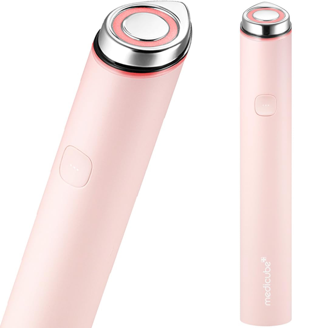 Mini Booster Pro Pink | Affordable At-Home Facial Skin Care Tool for Beginners - Portable Glow Booster for Glass Skin, Boosting Skin Care Absorption, Skin Care for Teens, Korean Skin Care