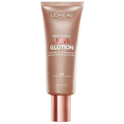 Makeup True Match Lumi Glotion, Natural Glow Enhancer, Illuminator Highlighter, Bronzing Drops for a Sun-Kissed Glow, 901 Fair