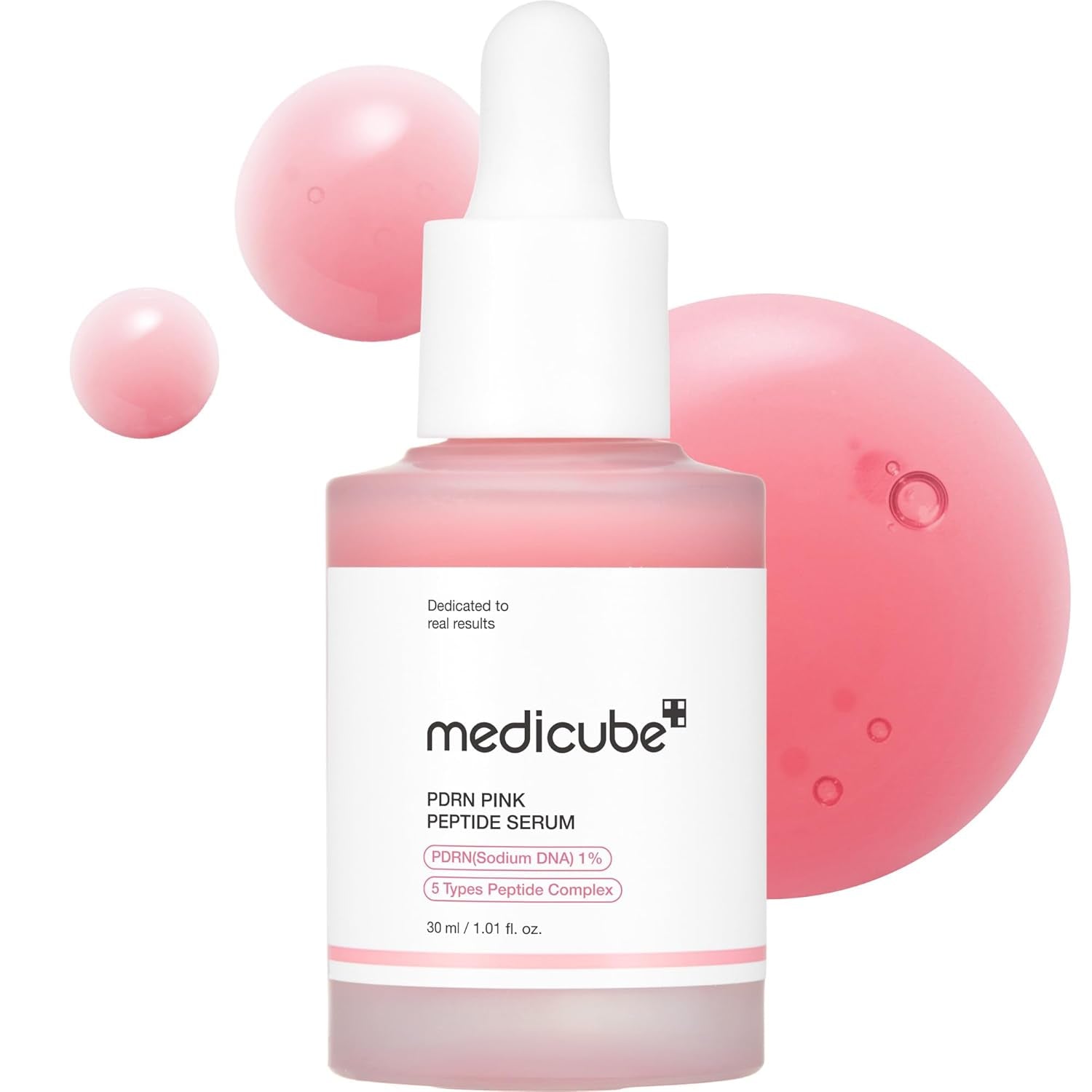 Salmon DNA PDRN Pink Peptide Serum, Pink Glow Serum, Peptide, Niacinamide, Hydrating & Moisturizing & Firming, Uneven Skin Tone, Korean Skincare | 1.01 Fl.Oz. (1.01 Fl.Oz., Salmon DNA PDRN)