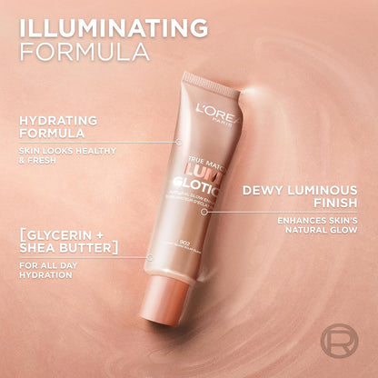 Makeup True Match Lumi Glotion, Natural Glow Enhancer, Illuminator Highlighter, Bronzing Drops for a Sun-Kissed Glow, 901 Fair