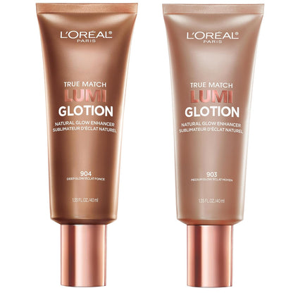 Makeup True Match Lumi Glotion, Natural Glow Enhancer, Illuminator Highlighter, Bronzing Drops for a Sun-Kissed Glow, 901 Fair