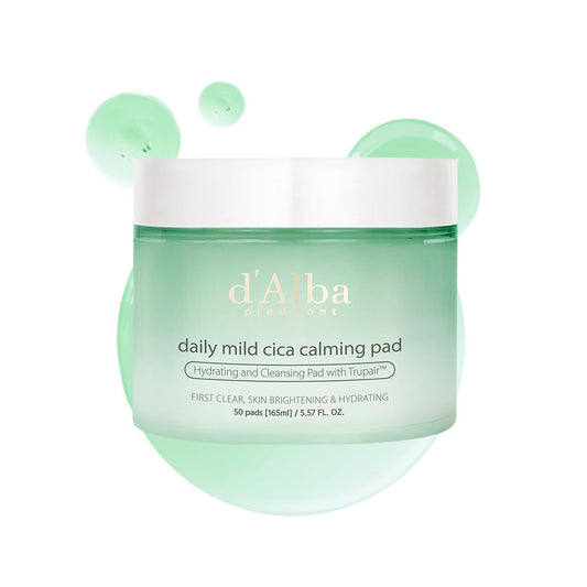 Daily Mild Cica Calming Pad, Calming and Soothing Pads, Gentle Exfoliation
