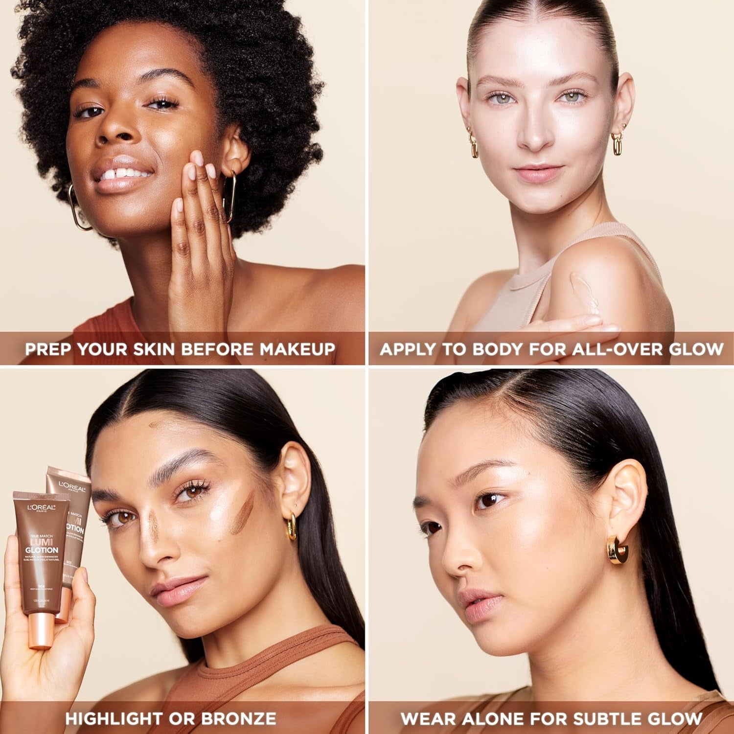 Makeup True Match Lumi Glotion, Natural Glow Enhancer, Illuminator Highlighter, Bronzing Drops for a Sun-Kissed Glow, 901 Fair