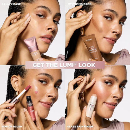 Makeup True Match Lumi Glotion, Natural Glow Enhancer, Illuminator Highlighter, Bronzing Drops for a Sun-Kissed Glow, 901 Fair